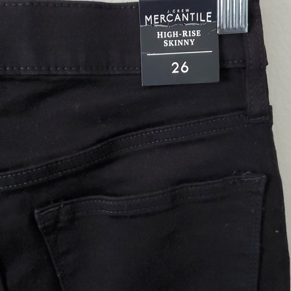 Black High-rise Skinny Jeans - Picture 4 of 6